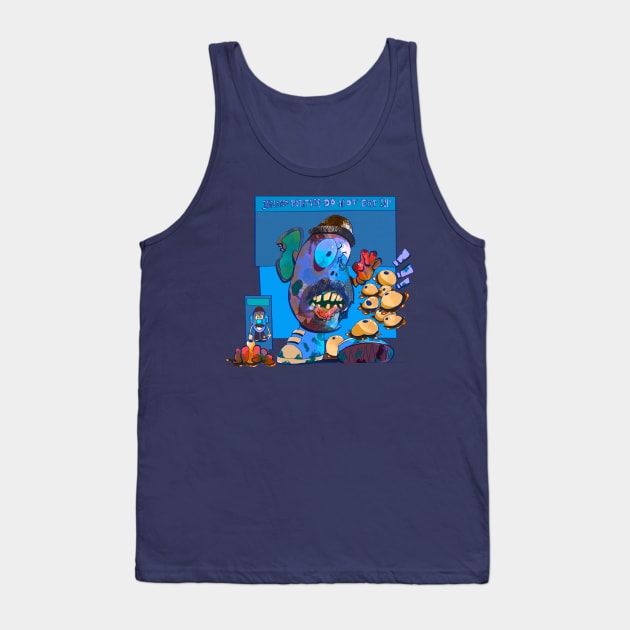 Mr. Zomtato Head Tank Top by Ninjanese_art